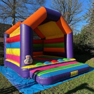 Regenboog Springkussen